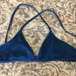 Jolyn blue swim top